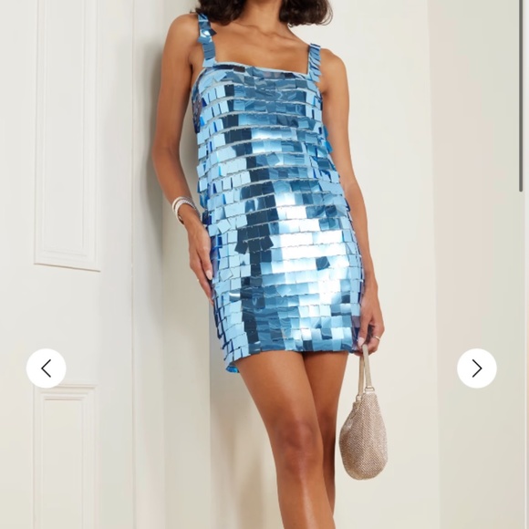 Oseree Disco Dress - Blue - Picture 1 of 4